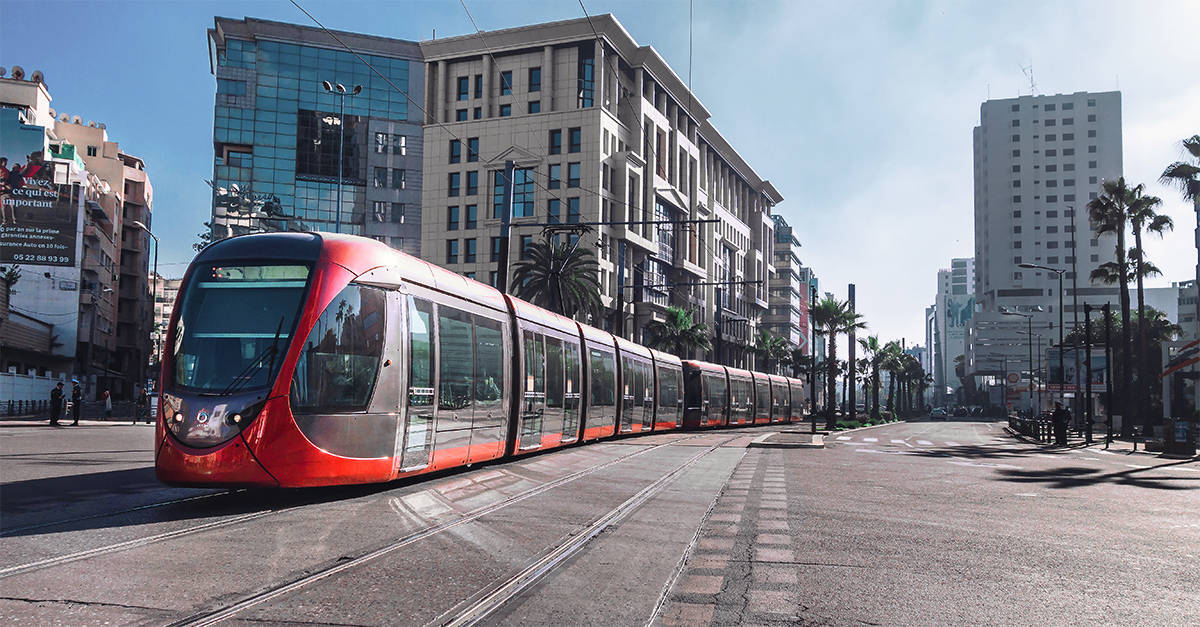 Tramway in Casablanca