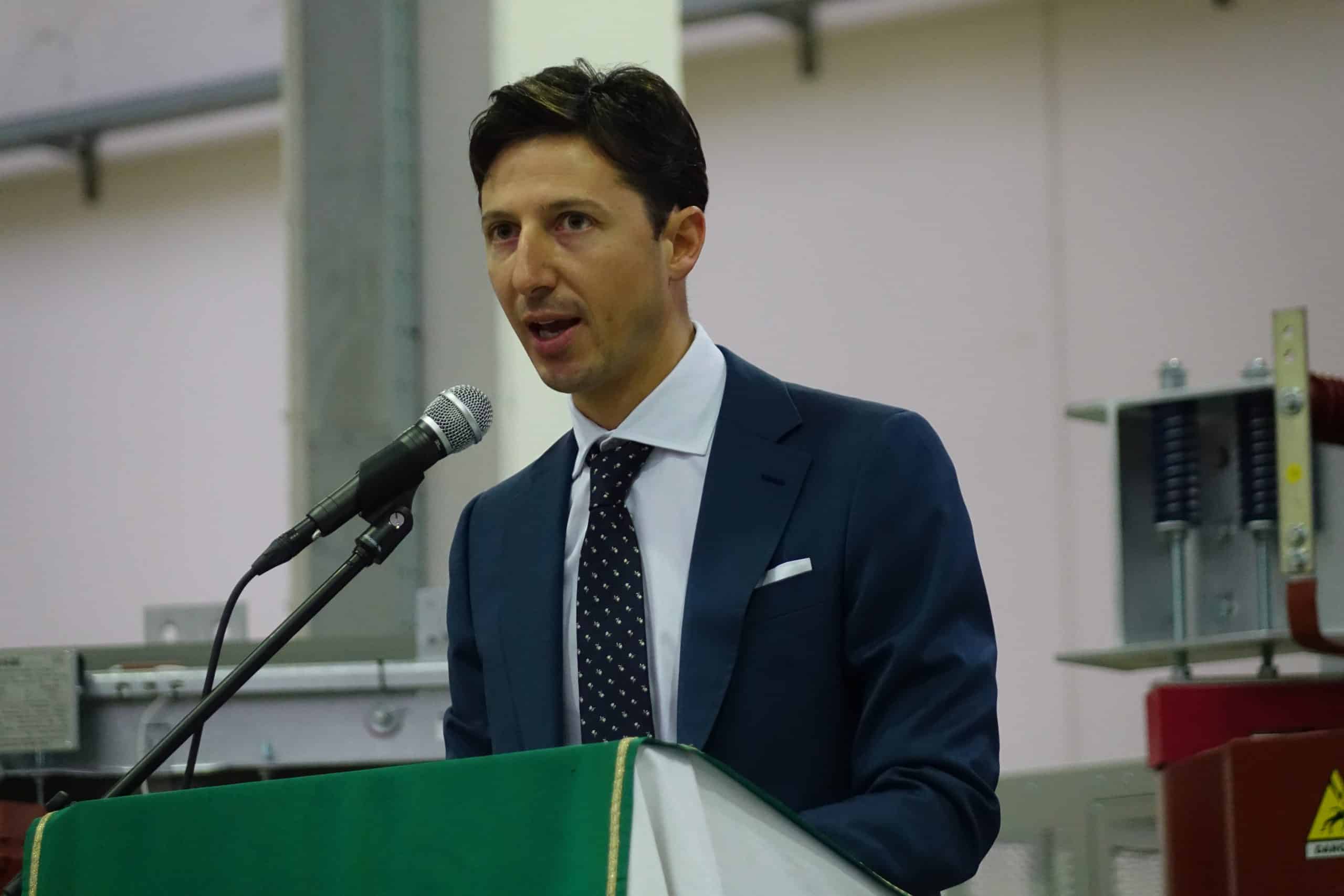 Matteo Angiolini speaks at Holy Mass Tesar