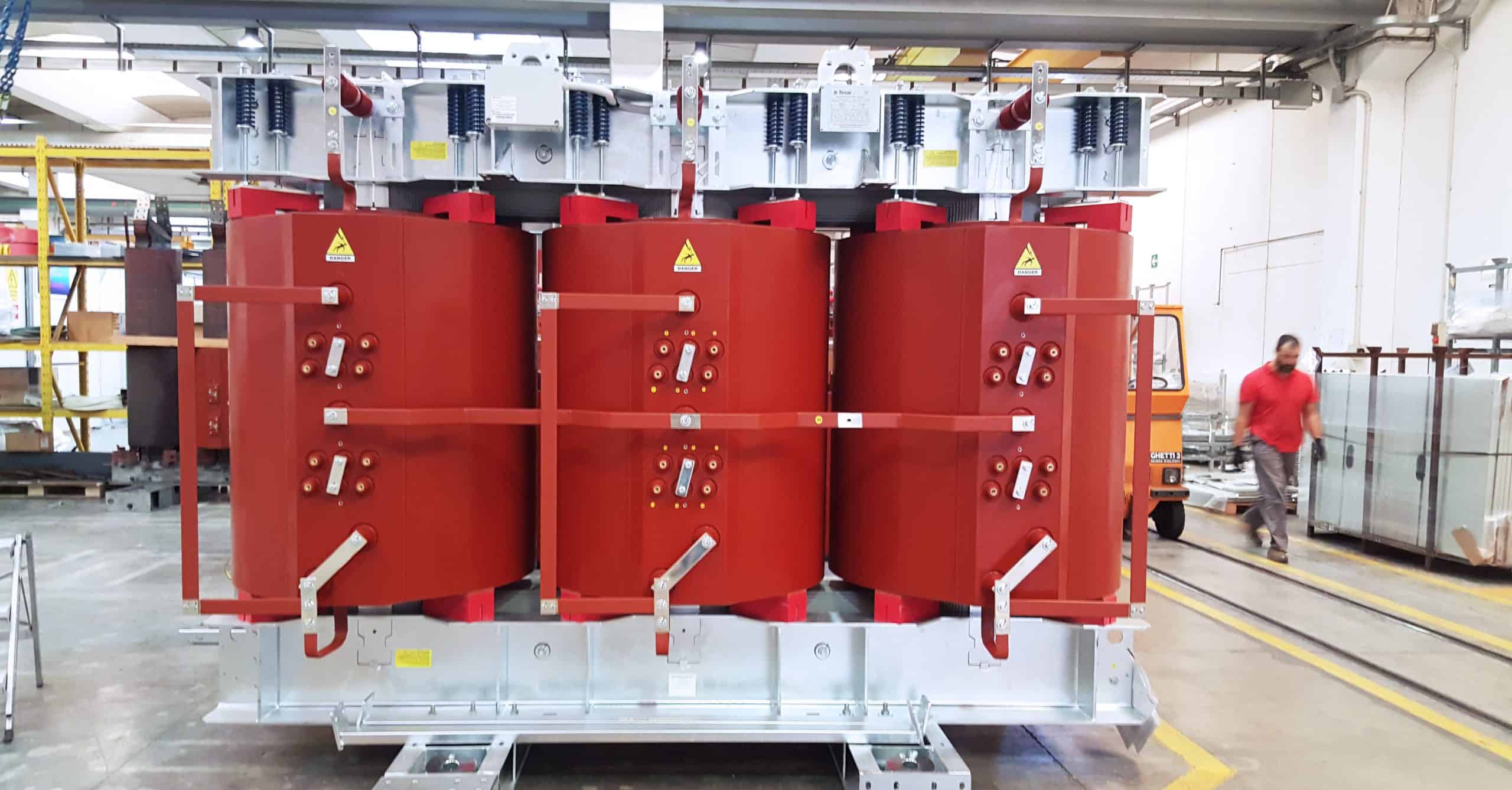 Cast resin transformer in Tesar plant