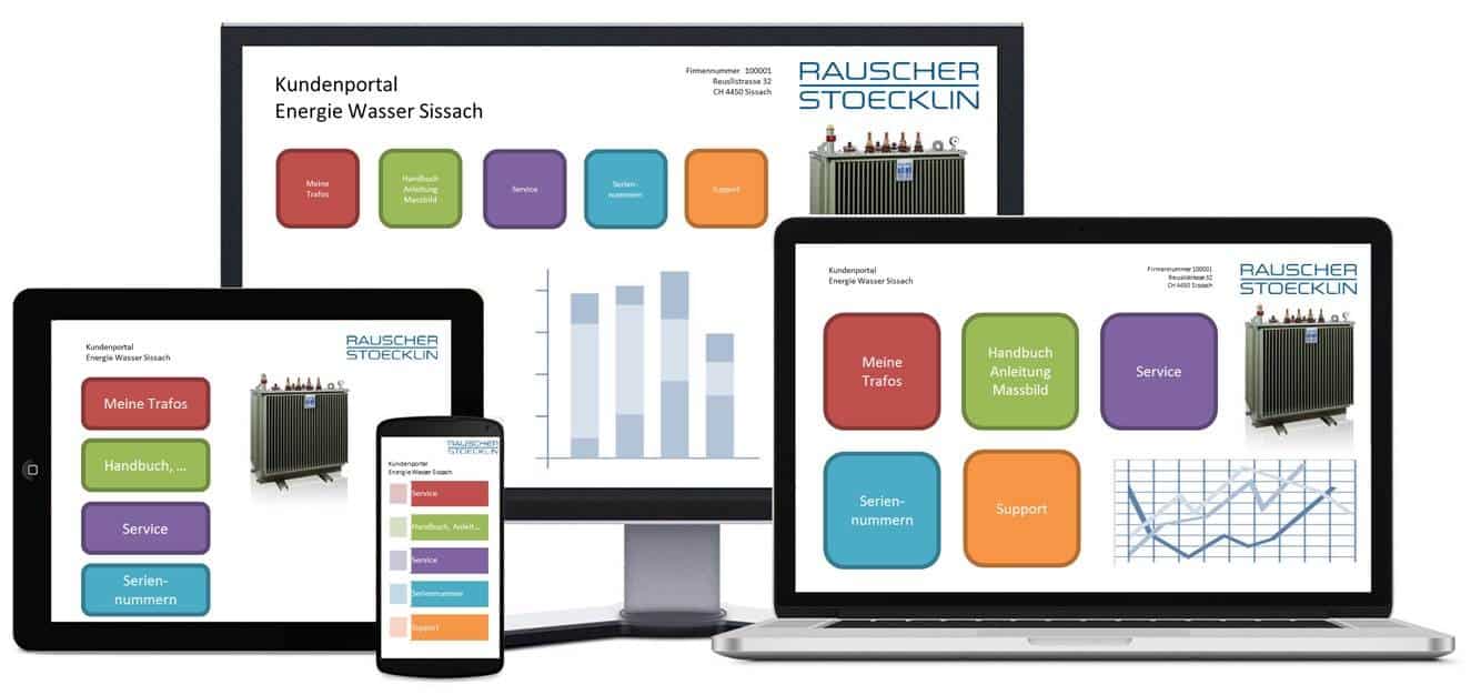 Digital portal distribution transformer