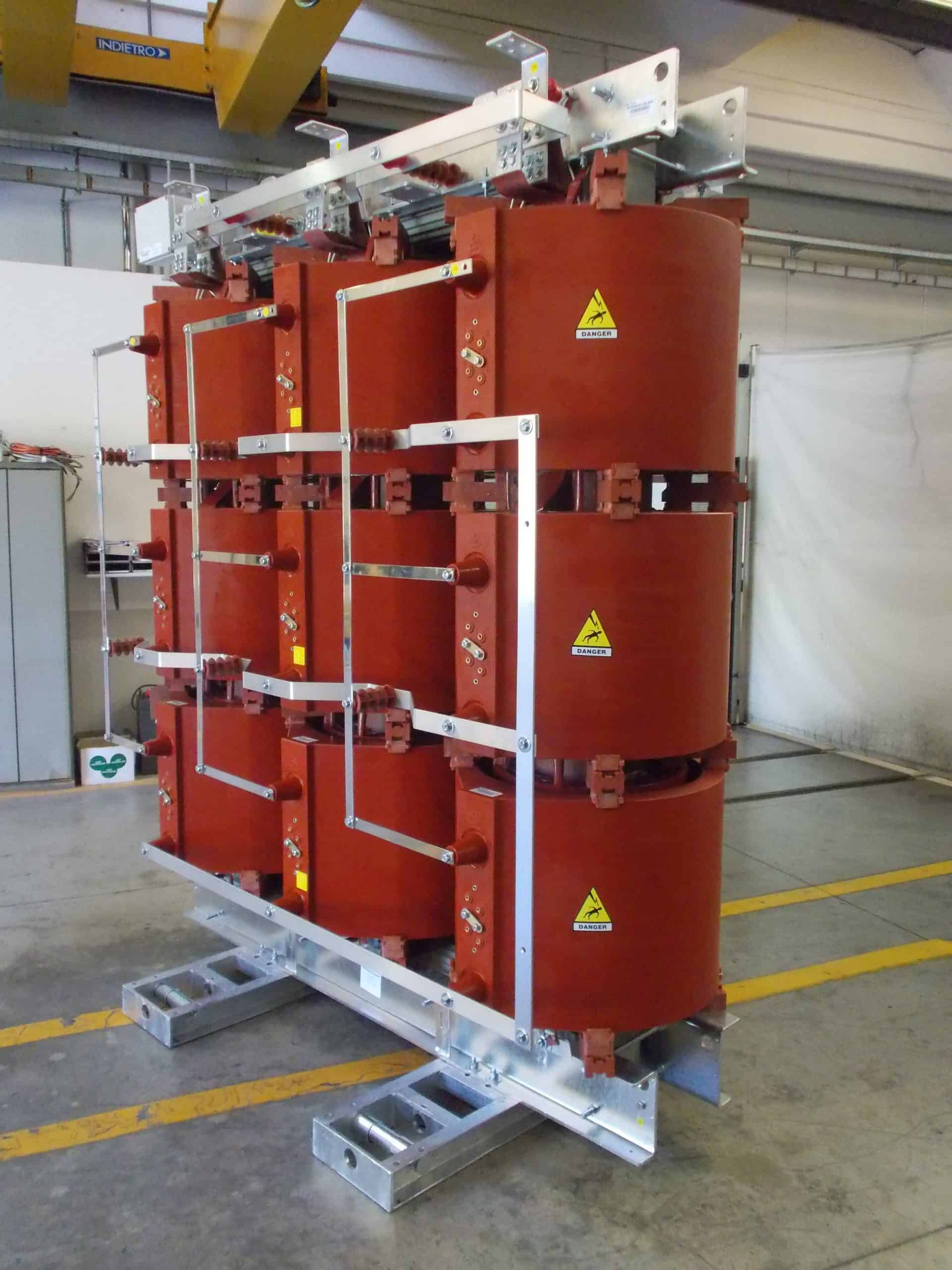 Dry type transformers at Tesar factory Dry type transformers at Tesar factory