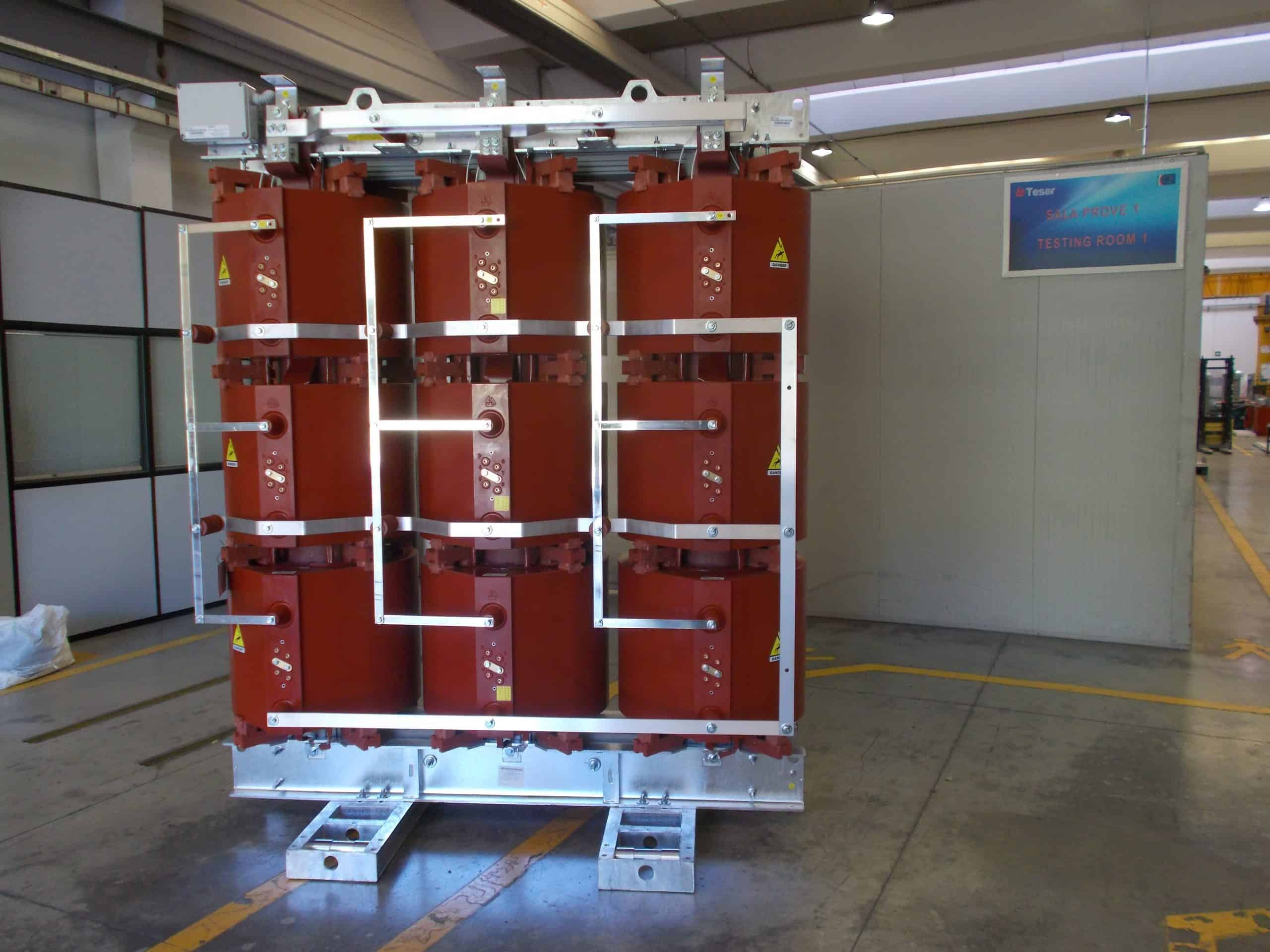 Dry type transformers at Tesar Italy Dry type transformers at Tesar Italy