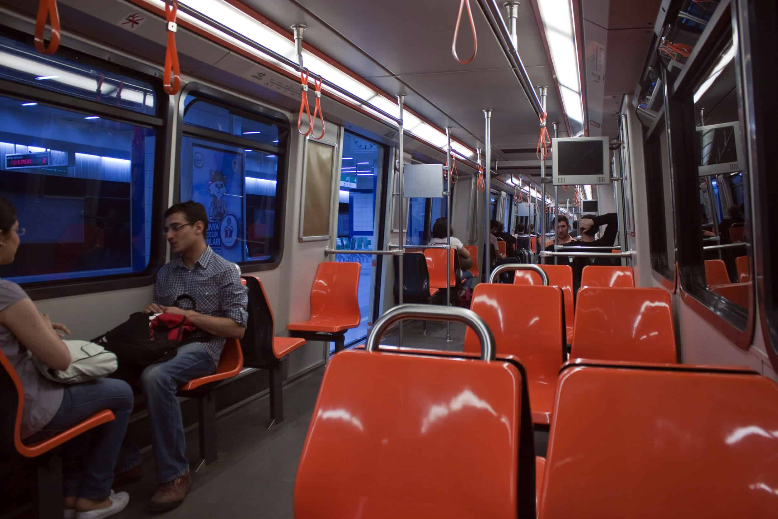 Inside of Hamburger Hochbahn