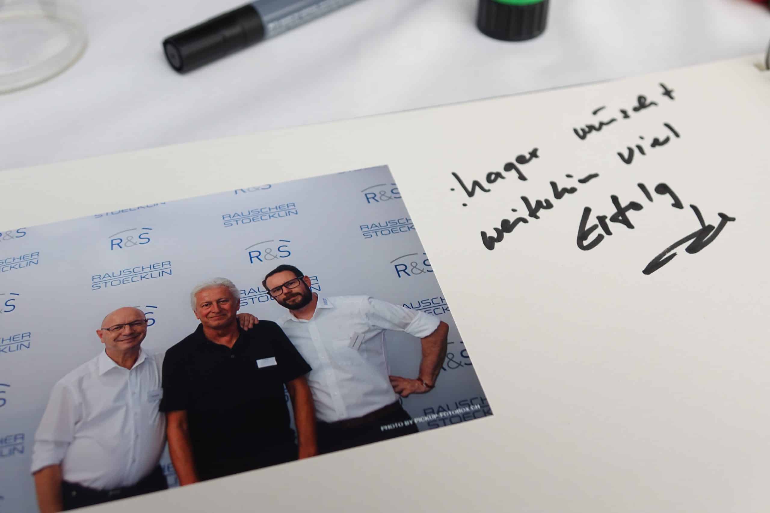 Rauscher & Stoecklin anniversary picture booth Rauscher & Stoecklin anniversary picture booth