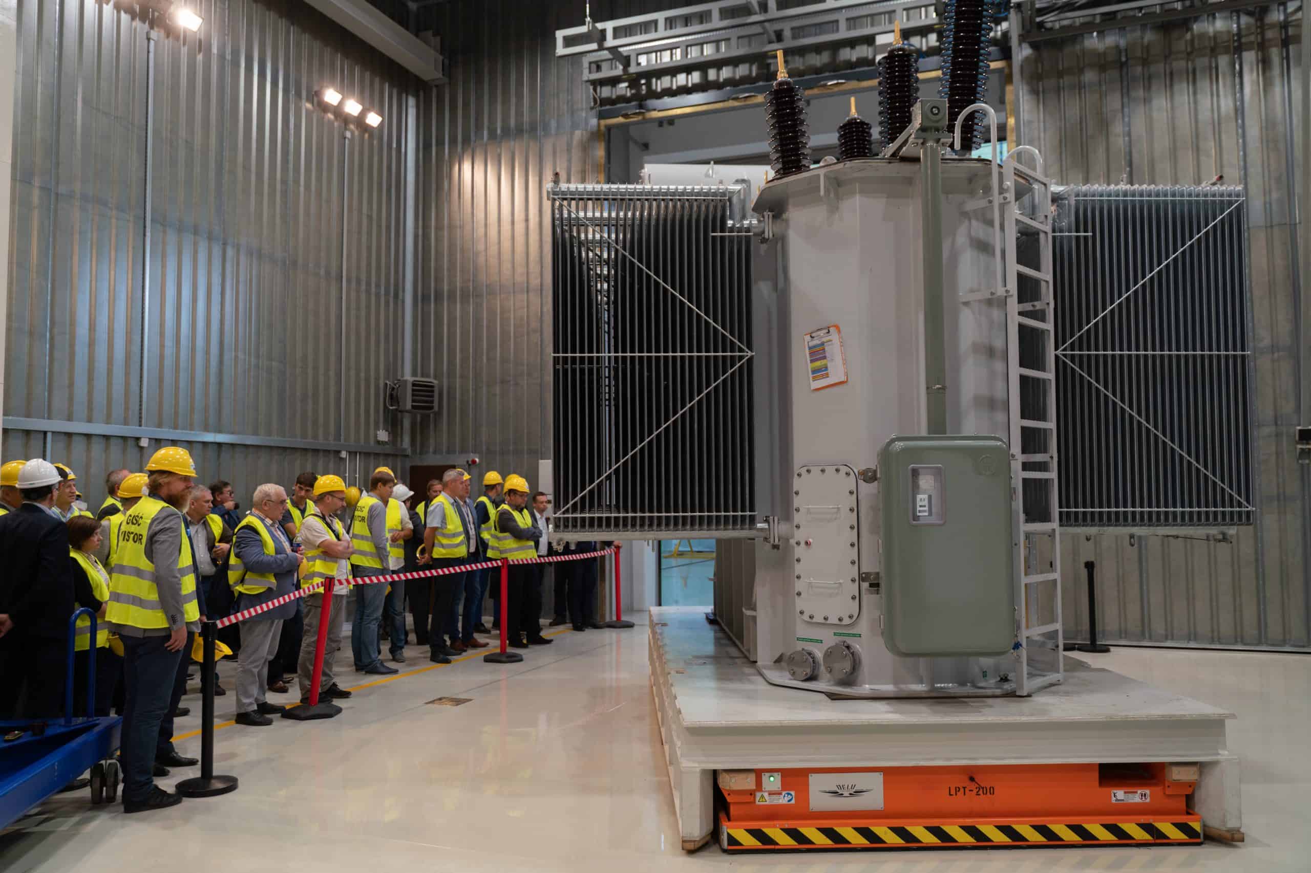 Testing station power transformers at ZREW factory