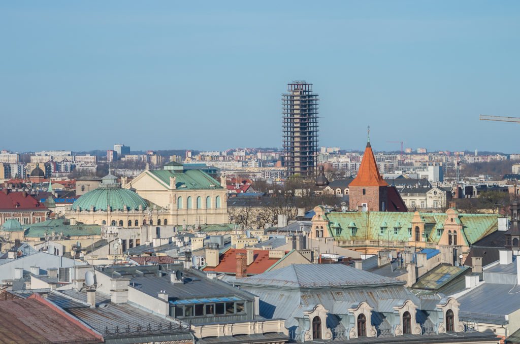 Unity Tower “Szkieletor” in Krakow comes to life