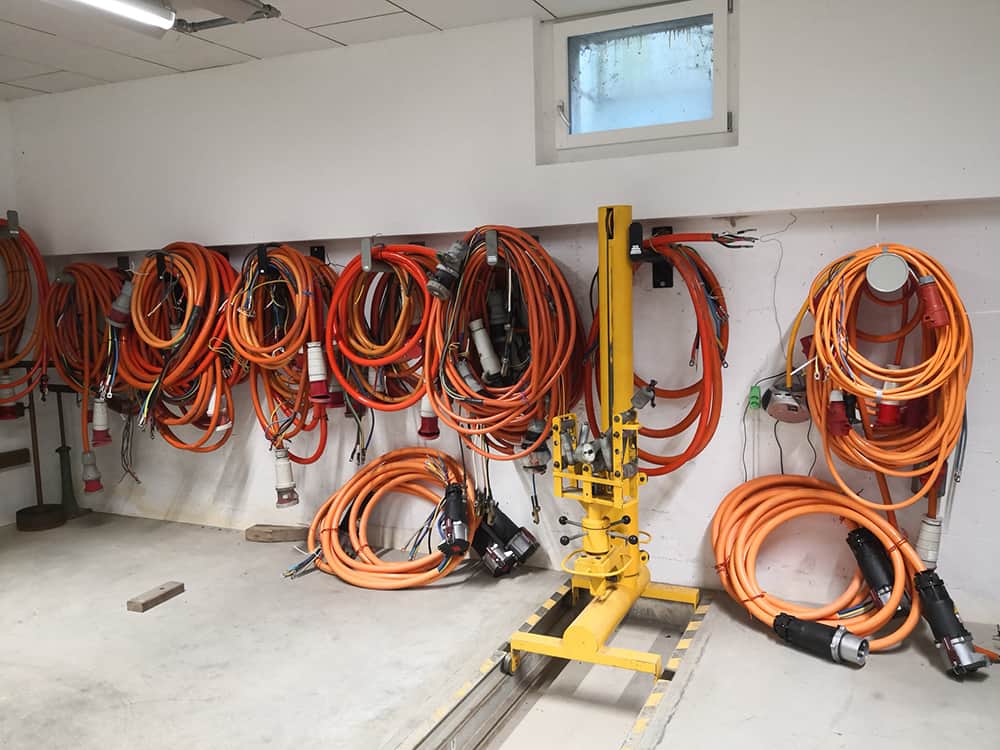 ebs Energie AG retrofits temporary construction power distribution cabinets